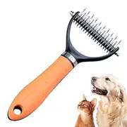 Nuyhadds Demating Com Com for Cats, Detangling Comb for Dogs, Care of Cat Comb Underwall Dog Brush, Demating Mat Remover, Matted Hair, Pet Supplies for Longhaired Cats