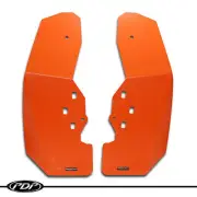 2014 - 2017 Polaris RZR XP 1000 RZR Mud Flap / Fender Flares FRONT SET(2) ORANGE