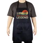 Dad The Man The Myth The Cooking Legend Apron Chef Dad Cooking Lover Father's...