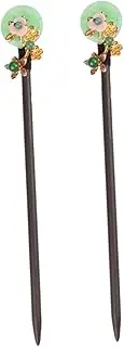 NOLITOY 2pcs Hair Bun Stick Hairpin Traditional Chinese Style Hairpin Headdress Hair Bun Chopstick for Parties
