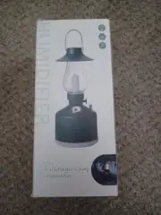 Desktop Retro Lamp Air Humidifier USB Rechargeable Wireless Aroma Diffuser