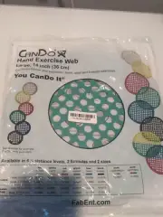 CanDo 14" Hand Exercise Web Therapy Grip Strengthening Large Size Powerweb