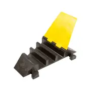 Stahl safety 22.5° Right Angle Heavy Duty 3 Channel Corner Cable Protector / Speed Hump