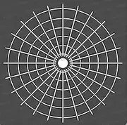 CrafTreat Wall Stencils for Painting Large Pattern on Wall Art, Home Decor and Floor Rangoli - Radar - Mandala Stencil for Dot Painting - 12"X12"- Reuseable Circle Stencils for Painting Wall Decors