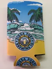 Beer Bottle Can Holder Koozie ~ PIZZA PORT Brewing Co ~ CALIFORNIA Locations