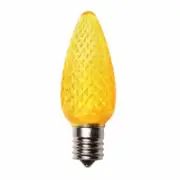 25 YELLOW C9 LED Faceted Christmas Light Bulbs C9 LED Bulb Dimmable
