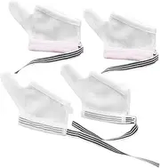 ANDRESLAD 2 Pairs Baby Anti-Sucking Gloves Nail Biting Stop Guard Glove for Infants Finger Sucking Protector Breathable Mesh Easy to Adjust Size