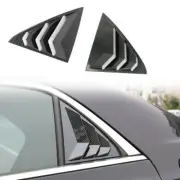 Car Side Window Louvers Air Vent Shades Trim For Chrysler 300 2011+ Carbon Fiber (for: Chrysler)