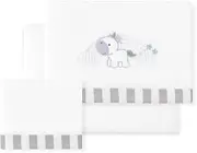 Coralina Unicorn Cloud White Grey Winter Bedding for Babies