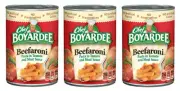 Chef Boyardee Beefaroni Pasta in Tomato & Meat Sauce (Pack of 3) 15 oz Cans