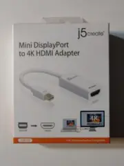 J5create Mini DisplayPort to 4K HDMI Adapter JDA159 NEW
