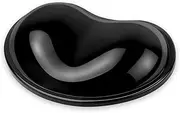 Arisase Soft Mouse Wrist Rest Pad Comfortable Cool Silicone Gel Ergonomic Cushion Small-Sized Hand Pain Relief Support Pad with Gel-Filled for Laptop Computer Office & Home (Black)