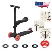 Ladybug Design Chipmunk Plus Scooter: Adjustable for Kids with Light Up Wheels