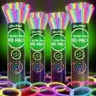400 Ultra Bright Glow Sticks Bulk - Halloween Glow in the Dark Party Supplies Pa