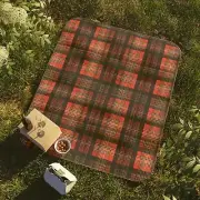 Scottish Tartan Plaid Pattern, Polyester Fleece Picnic Blanket