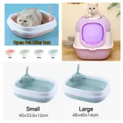 UVC Sterilization Fully Enclosed Cat Litter Box Pet Toilet Odour Control Basin
