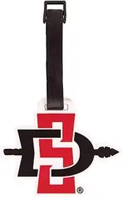 Desert Cactus San Diego State University Luggage Tag SDSU Aztecs Tag Bag (PVC Luggage Tag - Design A)