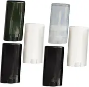 WOFASHPURET 6pcs Empty Lip Gloss Containers Portable Tubes Random Colors for DIY Cosmetic Projects and Storage Random Color