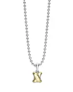 Lagos 18K Yellow Gold & Sterling Silver Embrace X Pendant Necklace, 16-18