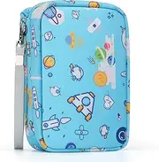 KakuKa Kids First Aid Kit - 113 Pc. Mini Toddler Kit for Car, Home, Purse & Diaper Bag - Customized Bandaids, Bandages - TSA-Approved Travel Size