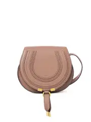 Chloé Marcie Small Saddle Bag in Wood Rose
