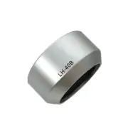 Silver LH-40B Lens Hood Shade for Olympus M. Zuiko Digital 45mm F1.8 Lens