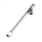 6" Tire Air Chuck Dual Head Heavy Duty Truck Straight Large Bore Inflator Gauge