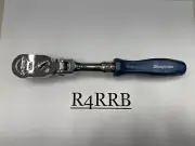 Snap-on Tools NEW 3/8 Drive POWER BLUE HARD Grip Standard Flex Ratchet FHFD80AMB