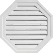 Ply 22" Octagon White Gable Attic Vent OCTGV AW Ply OCTGV AW 099114706557