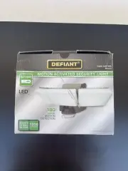 Defiant 180-Degree BronzeMotion Activated Security Integrated LED Flood Lights✅