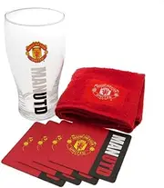 Manchester United FC Official Mini Bar Set (UK Size: One Size) (Red)
