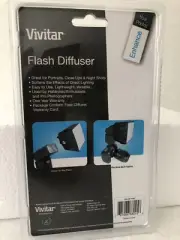 Vivitar Light/Flash Diffuser.FITS MOST SLR FLASHES.NEW.SEALED.