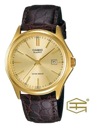 【天龜】CASIO 簡約防水石英日期皮帶對錶    MTP-1183Q-9A & LTP-1183Q-9A