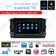 7'' Android 13 Car Stereo Radio GPS 1GB+16GB For Mercedes Smart Fortwo 2005-2010 (for: Smart)