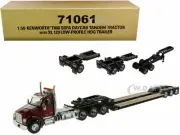 KENWORTH T880 SBFA W/ XL 120 TRAILER & 3 ACCESSORIES 1:50 DIECAST MASTERS 71061