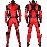 Deadpool 3 Jumpsuit Cosplay Wade Wilson Red Multiverse Outfit Costume Halloween