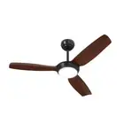 Vevare 52" Ceiling Fan with Light DC Remote Control 5 Speed Walnut