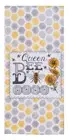 Just Bees Queen Bee and Honeycomb Dual Purpose Kitchen Terry Towel