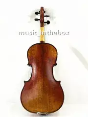 Nice Antique 4/4 flamed Back Violin+Bow+Rosin+Moon Case+String #AP11