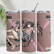 Danganronpa Mikan Tsumiki Slim Tumbler 20oz Gaming Manga Gift Travel Mug Japan