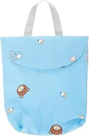 KOMBIUDA Portable Diaper Pouch Mom Bag for Nappy Pouch Diaper Holder Organize Store Breathable Polyester Pongee Indoor/Outdoor Use