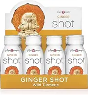 Ginger Shots by The Ginger People – Immunity Boosting, Caffeine Free Energy, Digestive Heath, Turmeric Flavor, 59ml (Pack of 12)