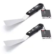 2x Jasart Elevate Pro #12 Metal Palette Knife 35x27cm Painting Spatula Large BLK