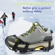 Crampons Anti-Slip 24 Teeth Ice Gripper Shoes Spikes Snow Claws Shoes Cover