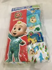New Cocomelon Toddler Boys Briefs Underwear 6-Pack Sz 2T-3T,4T (c)