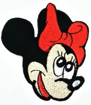 Minny Mouse Cute Craft Embroidered Patch Sew Iron-On Patch Ready Made New