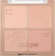 dasique Blending Mood Cheek #10 Muted Nuts | 4 Blendable Shades in Lighteight Smooth Powder | Vegan | Korean Makeup | Blush