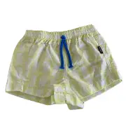 NWT Bonds baby boy girl fluro lime shorts Size 00, pineapple shorts print New