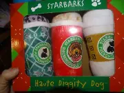 Starbarks Haute Diggity Dog Toy Set Starbucks Dog Toy Set of 3 NIB