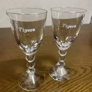 Baccarat Vega Wine Glass Set Of 2 Tigers Logo